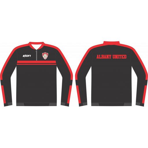 AUFC QUARTER ZIP WARM UP TOP
